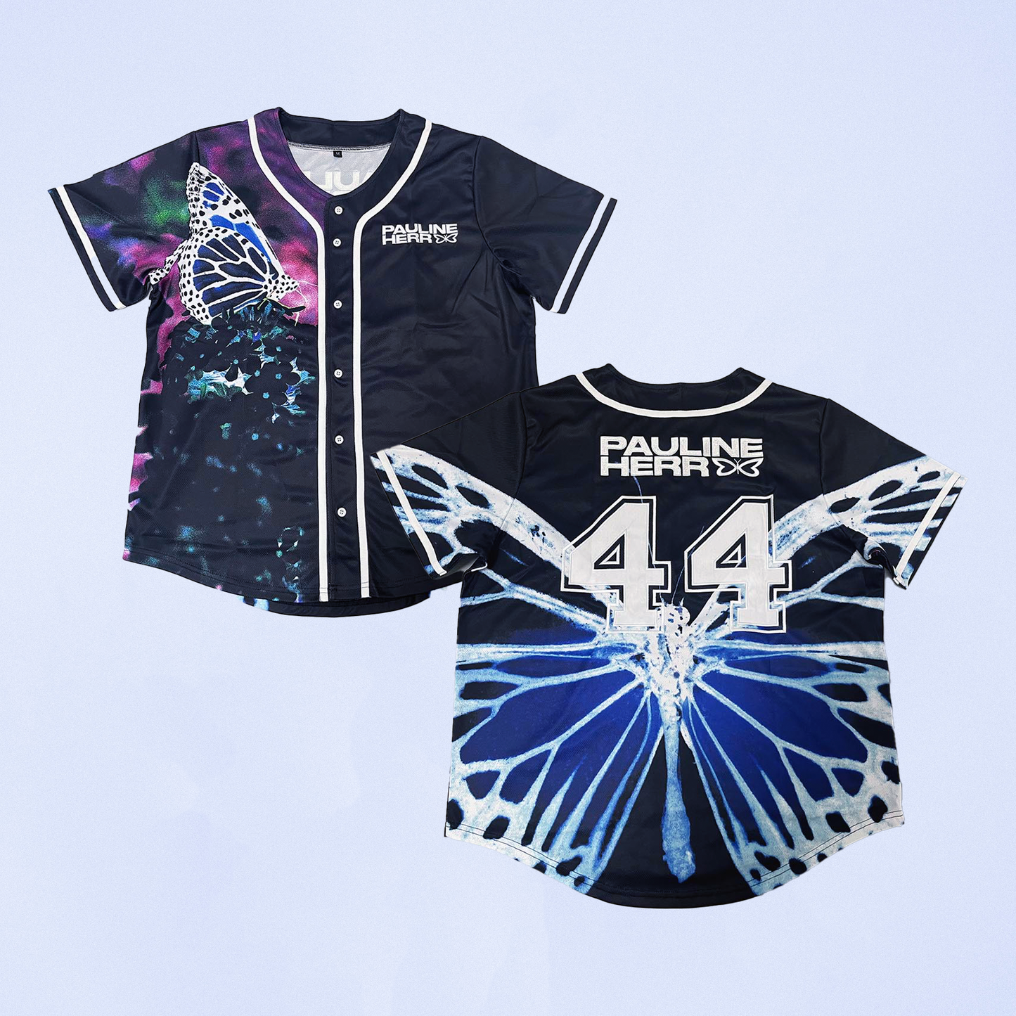 Butterfly Embroidered Jersey